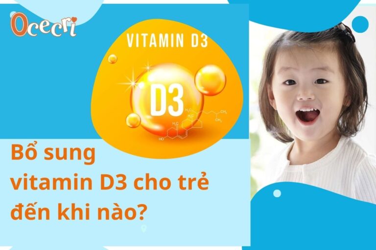 Lưu ý khi bổ sung vitamin D3 cho trẻ